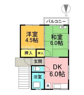 井上アパート【202号室】の間取り