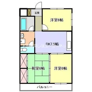 さくらハイツ【102号室】の間取り