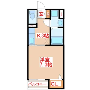 Je prends ca A【1階】の間取り