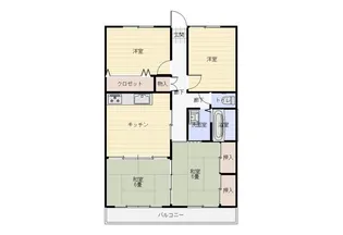 ロイヤルハイツ後藤【102号室】の間取り