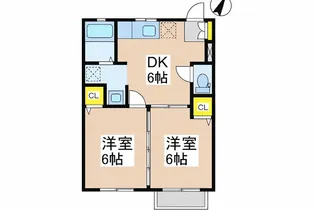 グランドメゾンあいら D棟【203号室】の間取り