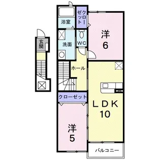 アトラクティブハウス【2階】の間取り