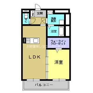 MR姶良III【102号室】の間取り