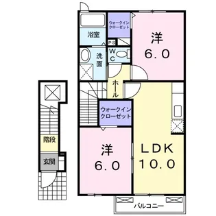 R・レオーネ【2階】の間取り