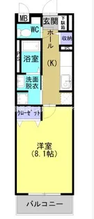 MON テラス【305号室】の間取り