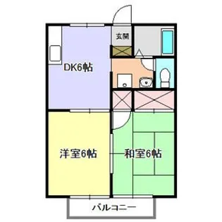 セジュールひまわり【105号室】の間取り
