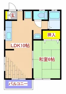 クリーンハイツ【102号室】の間取り