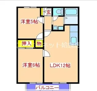 サンライフノン【2F号室】の間取り