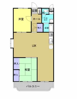 グランディールI(八王寺)【3階】の間取り