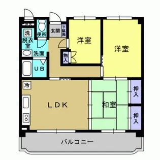プルメリア【302号室】の間取り