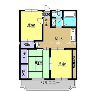 ロイヤルハイツ(熊本)【101号室】の間取り