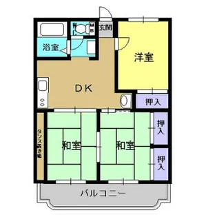 ロイヤルヤマダ【102号室】の間取り