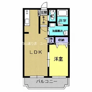 グランディール(麻生田)【3階】の間取り