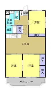 メゾンニシダ【2階】の間取り