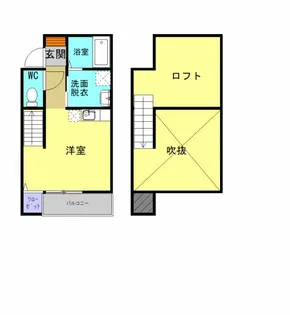 クレスト水前寺【2階】の間取り