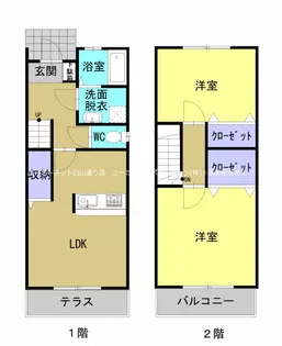 サンフェリーチェ【C号室】の間取り