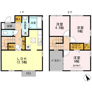 3LDKの間取り画像