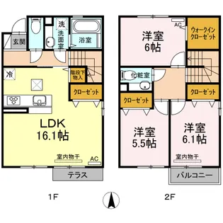 アネシス【2階】の間取り