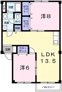 パークサイド.U【2階】の間取り