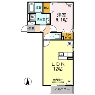 PRIMAVERA IZUMI【2階】の間取り