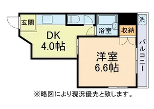 クラランス白山【2階】の間取り
