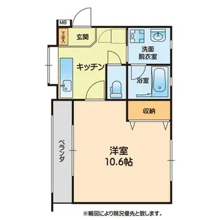 クレリア大江東【1階】の間取り
