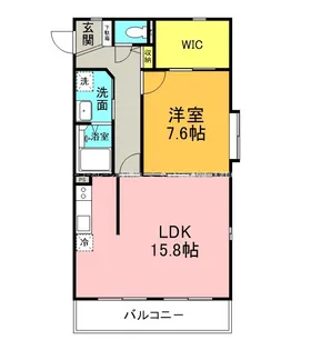 クラランス渡鹿II【1階】の間取り
