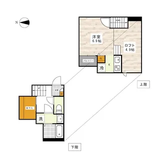 ADC田迎南カーサ【1階】の間取り