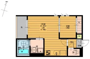 REGALEST二本木【1階】の間取り