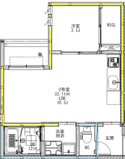 REGALEST東海学園前【2階】の間取り