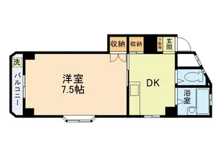 ラフォーレ4番館【5階】の間取り