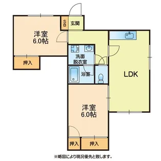 ラフォーレ3番館【2階】の間取り