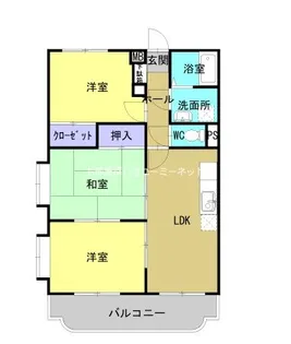 サンパティーク・D【3階】の間取り