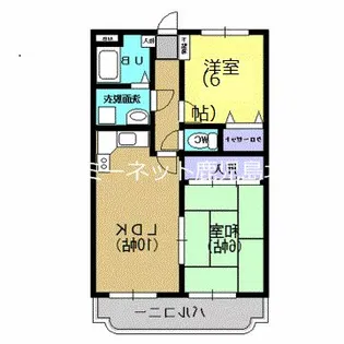 シャルムE【102号室】の間取り
