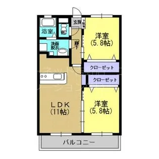 アネシスL【303号室】の間取り