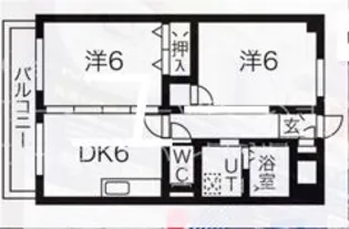 パールハイツ【1階】の間取り