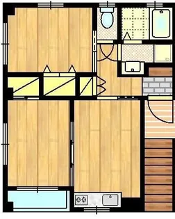 サンハイツ大明【301号室】の間取り