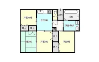 鹿児島県鹿児島市吉野4丁目【一戸建】の間取り