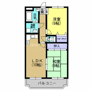 シャルムE【103号室】の間取り