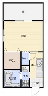 ボナールYM3【202号室】の間取り