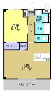 ラフェスタ【202号室】の間取り