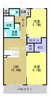 LIVE【303号室】の間取り