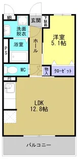 ラ・フレーズ(鹿児島)【203号室】の間取り