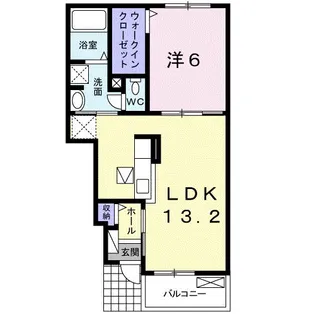 モクレン【1階】の間取り