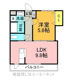 felice【207号室】の間取り