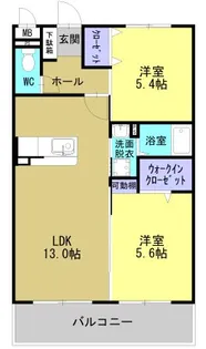 フェリシア【101号室】の間取り