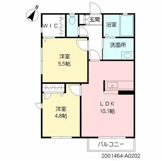 シャーメゾンKEI【2階】の間取り