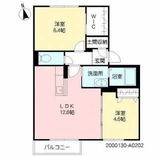 ピア ビレッジ【2階】の間取り