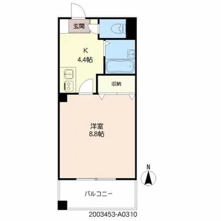 マダレンホール【3階】の間取り