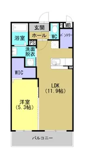 レジデンス平佐西通り【305号室】の間取り